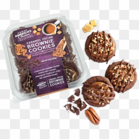 Caramel Pecan Brownie Cookies"   Src="https - Chocolate-covered Raisin, HD Png Download - pecan png